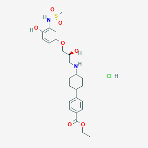 molecular formula C25H35ClN2O7S B1258426 SAR-150640 CAS No. 433212-21-6