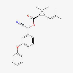 molecular formula C24H25NO3 B1258429 Cyphenothrin 