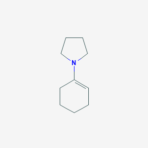 molecular formula C10H17N B125843 1-Pyrrolidino-1-cyclohexene CAS No. 1125-99-1