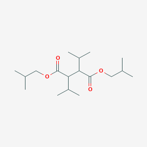 molecular formula C18H34O4 B12584343 Butanedioic acid, 2,3-bis(1-methylethyl)-, bis(2-methylpropyl) ester CAS No. 303067-90-5