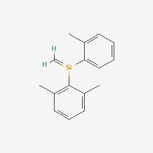 molecular formula C16H18Si B12584356 (2,6-Dimethylphenyl)(methylidene)(2-methylphenyl)silane CAS No. 646522-58-9