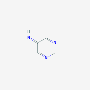 molecular formula C4H5N3 B12584372 5(2H)-Pyrimidinimine CAS No. 220560-94-1