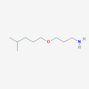 molecular formula C9H21NO B12584451 3-[(4-Methylpentyl)oxy]propan-1-amine CAS No. 646055-22-3