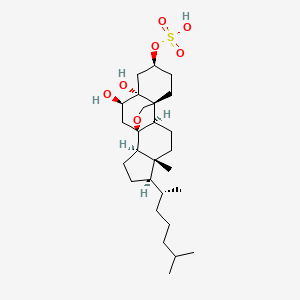 molecular formula C27H46O7S B1258446 eurysterol A sulfonic acid 