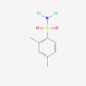 molecular formula C8H9Cl2NO2S B12584476 N,N-Dichloro-2,4-dimethylbenzene-1-sulfonamide CAS No. 610770-34-8
