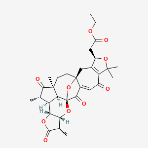 molecular formula C31H36O10 B1258449 rubriflorin C 