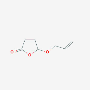 molecular formula C7H8O3 B12584535 5-[(Prop-2-en-1-yl)oxy]furan-2(5H)-one CAS No. 646504-93-0