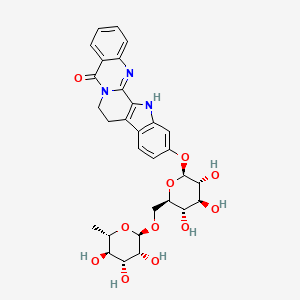 molecular formula C30H33N3O11 B1258454 Ternatoside D 