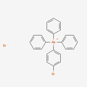 molecular formula C24H19AsBr2 B12584577 (4-Bromophenyl)(triphenyl)arsanium bromide CAS No. 581776-18-3