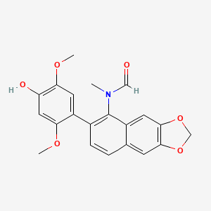 molecular formula C21H19NO6 B1258458 Turraeanthin A 