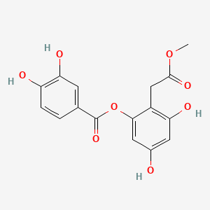 molecular formula C16H14O8 B1258459 Jaboticabin 