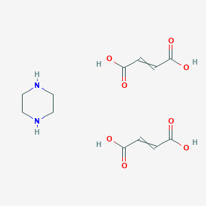 molecular formula C12H18N2O8 B12584671 But-2-enedioic acid--piperazine (2/1) CAS No. 501331-82-4