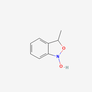 molecular formula C8H9NO2 B12584674 3-Methyl-2,1-benzoxazol-1(3H)-ol CAS No. 639030-17-4