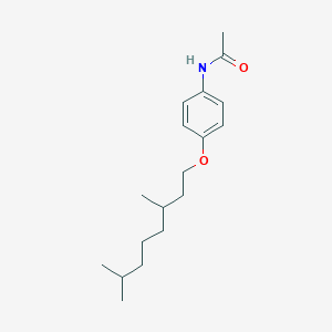 molecular formula C18H29NO2 B12584683 N-{4-[(3,7-Dimethyloctyl)oxy]phenyl}acetamide CAS No. 583829-11-2