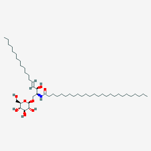 molecular formula C50H97NO8 B1258469 beta-D-glucosyl-N-(hexacosanoyl)sphingosine 