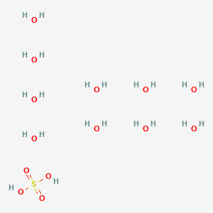 molecular formula H22O14S B12584788 Sulfuric acid;decahydrate CAS No. 642485-82-3