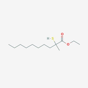 molecular formula C13H26O2S B12584899 Ethyl 2-methyl-2-sulfanyldecanoate CAS No. 646483-04-7