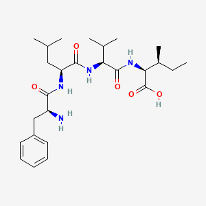 molecular formula C26H42N4O5 B12584945 L-Isoleucine, L-phenylalanyl-L-leucyl-L-valyl- CAS No. 288848-06-6