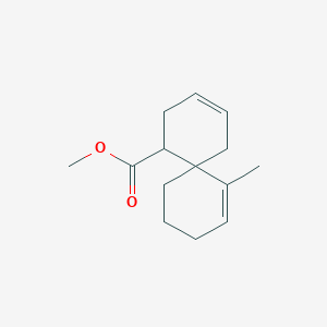 molecular formula C14H20O2 B12584968 Methyl 7-methylspiro[5.5]undeca-3,7-diene-1-carboxylate CAS No. 645421-58-5