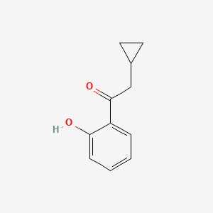 molecular formula C11H12O2 B12584998 2-Cyclopropyl-1-(2-hydroxyphenyl)ethan-1-one CAS No. 646522-95-4
