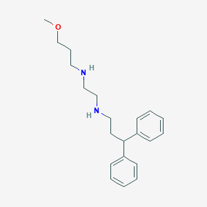 molecular formula C21H30N2O B12585006 N~1~-(3,3-Diphenylpropyl)-N~2~-(3-methoxypropyl)ethane-1,2-diamine CAS No. 627521-97-5