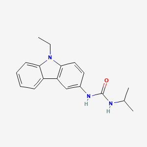 molecular formula C18H21N3O B12585028 Urea, N-(9-ethyl-9H-carbazol-3-yl)-N'-(1-methylethyl)- CAS No. 289498-53-9