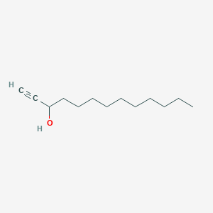 molecular formula C13H24O B12585033 1-Tridecyn-3-ol CAS No. 649561-34-2