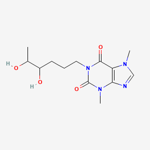 molecular formula C13H20N4O4 B1258507 Pentoxifylline metabolite M-3 