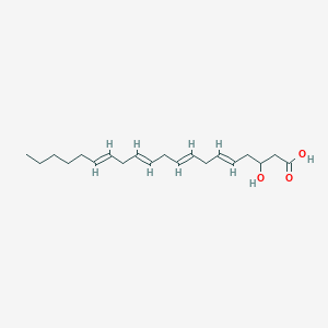 molecular formula C20H32O3 B1258515 (5E,8E,11E,14E)-3-hydroxyicosa-5,8,11,14-tetraenoic acid 