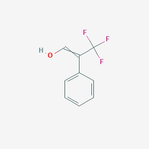 molecular formula C9H7F3O B12585174 3,3,3-Trifluoro-2-phenylprop-1-en-1-ol CAS No. 647859-87-8