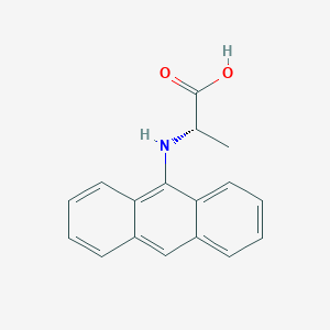 molecular formula C17H15NO2 B1258518 DL-9-Anthrylalanine 