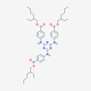 molecular formula C₄₈H₆₆N₆O₆ B125852 Ethylhexyl triazone CAS No. 88122-99-0