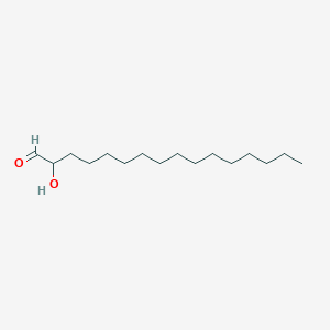 molecular formula C16H32O2 B1258520 2-羟基十六醛 CAS No. 193619-57-7