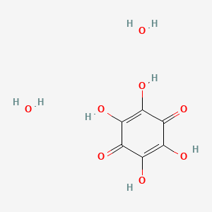 molecular formula C6H4O6 B1258521 Tetrahydroxyquinone CAS No. 5676-48-2