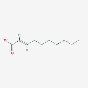 molecular formula C10H17O2- B1258523 (2E)-decenoate 