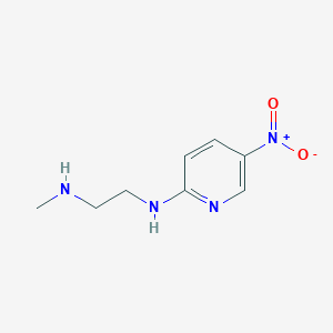 molecular formula C8H12N4O2 B12585256 N~1~-Methyl-N~2~-(5-nitropyridin-2-yl)ethane-1,2-diamine CAS No. 345629-42-7