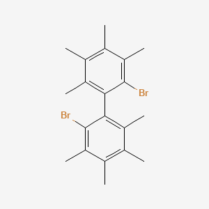 molecular formula C20H24Br2 B12585374 2,2'-Dibromo-3,3',4,4',5,5',6,6'-octamethyl-1,1'-biphenyl CAS No. 586410-75-5