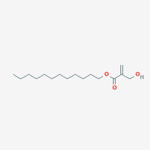 molecular formula C16H30O3 B12585390 Dodecyl 2-(hydroxymethyl)prop-2-enoate CAS No. 301837-08-1