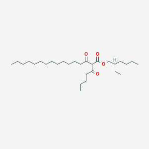 molecular formula C29H54O4 B12585392 2-Ethylhexyl 3-oxo-2-pentanoylhexadecanoate CAS No. 586969-04-2