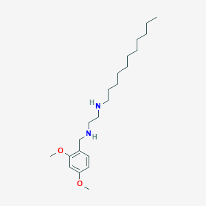 molecular formula C22H40N2O2 B12585476 N~1~-[(2,4-Dimethoxyphenyl)methyl]-N~2~-undecylethane-1,2-diamine CAS No. 627521-63-5