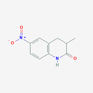 molecular formula C10H10N2O3 B12585535 3-Methyl-6-nitro-3,4-dihydroquinolin-2(1H)-one CAS No. 651315-43-4
