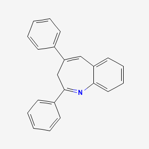 molecular formula C22H17N B12585545 2,4-Diphenyl-3H-1-benzazepine CAS No. 646502-85-4