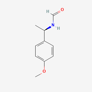 molecular formula C10H13NO2 B12585573 (R)-N-Formyl-1-(4-methoxyphenyl)ethanamine CAS No. 650608-21-2
