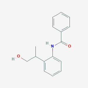 molecular formula C16H17NO2 B12585612 N-[2-(1-Hydroxypropan-2-yl)phenyl]benzamide CAS No. 649558-93-0