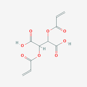 molecular formula C10H10O8 B12585656 2,3-Bis(acryloyloxy)butanedioic acid CAS No. 646535-62-8