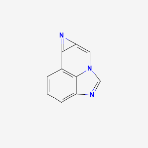 molecular formula C10H5N3 B12585667 Azireno[2,3-c]imidazo[4,5,1-ij]quinoline CAS No. 284044-90-2