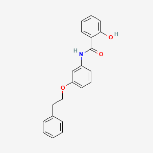molecular formula C21H19NO3 B12585669 2-Hydroxy-N-[3-(2-phenylethoxy)phenyl]benzamide CAS No. 648924-50-9