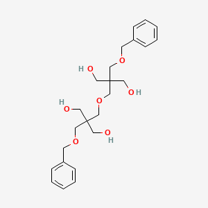 molecular formula C24H34O7 B12585704 Bis[2,2-bis(hydroxymethyl)-3-(benzyloxy)propyl] ether CAS No. 645395-07-9