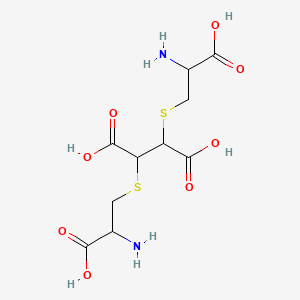 2,3-Bis[(2-amino-2-carboxyethyl)sulfanyl]butanedioic acid