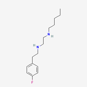 molecular formula C15H25FN2 B12585711 N~1~-[2-(4-Fluorophenyl)ethyl]-N~2~-pentylethane-1,2-diamine CAS No. 627520-21-2